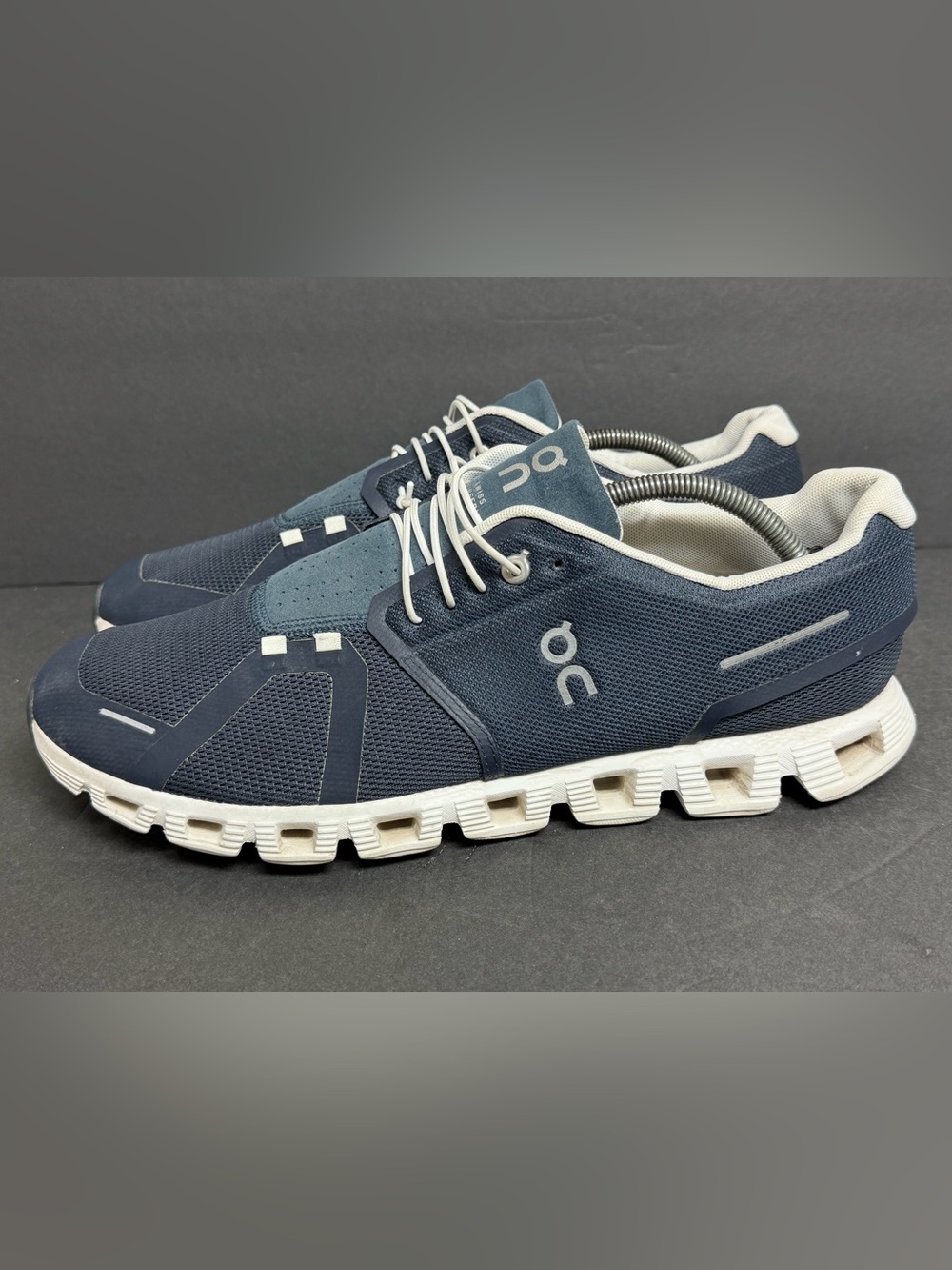 ON Cloud 5 Men's 12 Training Blue White Walking Running Shoes Sneaker 59.98916